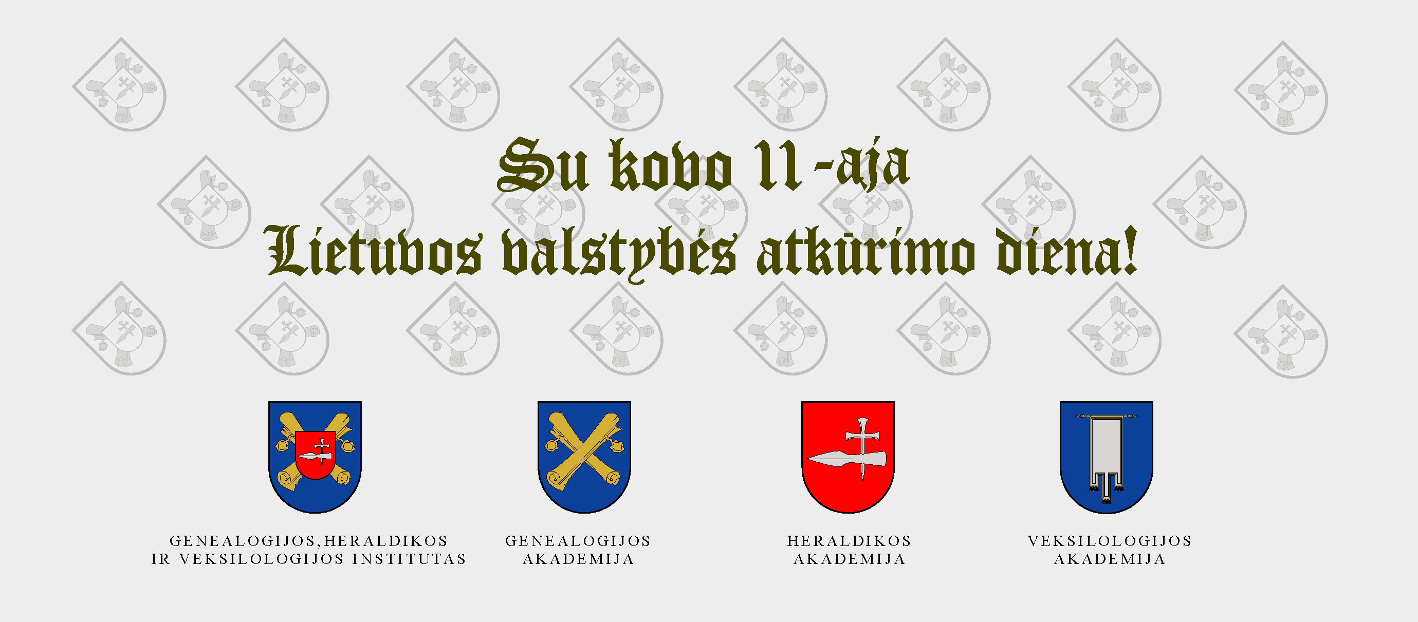 Su Lietuvos nepriklausomybės atkūrimo diena